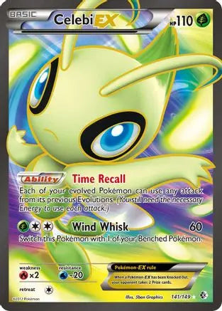 Celebi EX (141/149) [Black & White: Boundaries Crossed] Pokémon