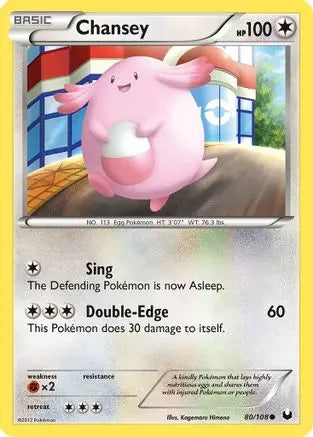 Chansey (80/108) [Black & White: Dark Explorers] Pokémon