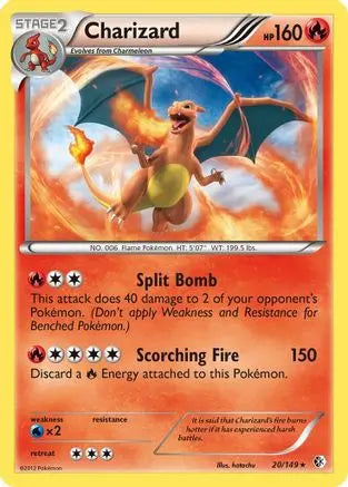 Charizard (20/149) [Black & White: Boundaries Crossed] Pokémon