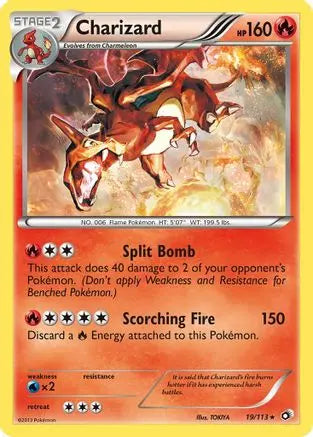 Charizard (19/113) [Black & White: Legendary Treasures] Pokémon