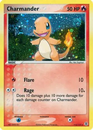 Charmander (113/112) [EX: FireRed & LeafGreen] Pokémon