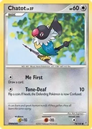 Chatot (74/130) [Diamond & Pearl: Base Set] Pokémon