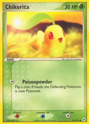 Chikorita (55/101) [EX: Hidden Legends] Pokémon
