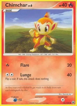 Chimchar (56/100) [Diamond & Pearl: Majestic Dawn] Pokémon