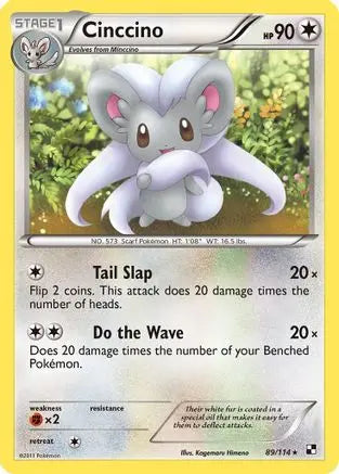 Cinccino (89/114) [Black & White: Base Set] Pokémon