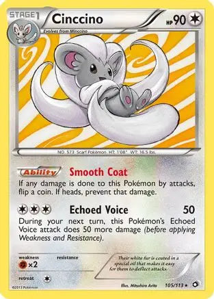 Cinccino (105/113) [Black & White: Legendary Treasures] Pokémon