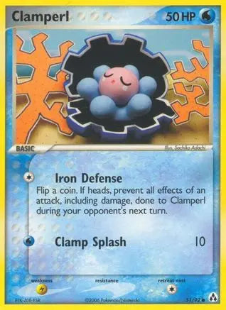 Clamperl (51/92) (Stamped) [EX: Legend Maker] Pokémon
