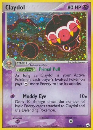 Claydol (2/101) [EX: Hidden Legends] Pokémon