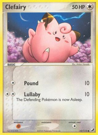 Clefairy (53/115) Stamped [EX: Unseen Forces]