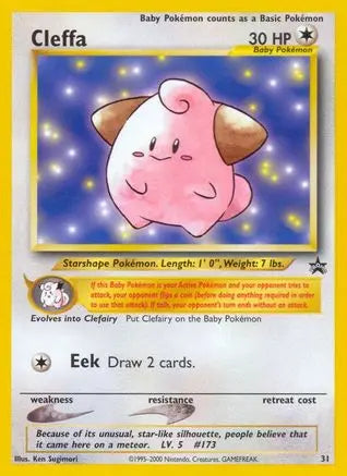 Cleffa (31) [Wizards of the Coast: Black Star Promos] Pokémon