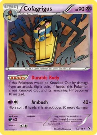 Cofagrigus (47/101) [Black & White: Noble Victories] Pokémon