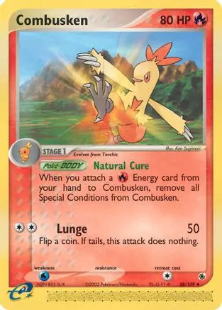 Combusken (28/109) [EX: Ruby & Sapphire] Pokémon