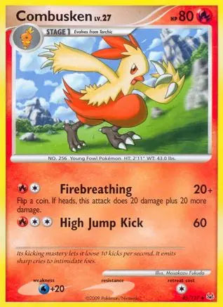 Combusken (45/127) [Platinum: Base Set] Pokémon