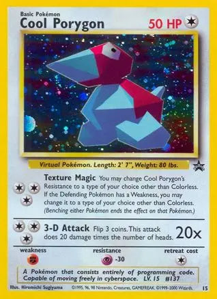 Cool Porygon (15) [Wizards of the Coast: Black Star Promos] Pokémon