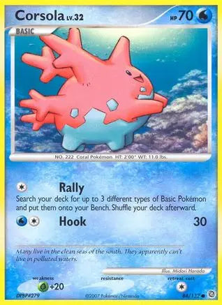 Corsola (84/132) [Diamond & Pearl: Secret Wonders] Pokémon