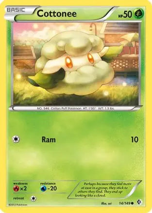 Cottonee (14/149) [Black & White: Boundaries Crossed] Pokémon