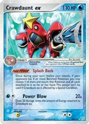 Crawdaunt ex (99/110) [EX: Holon Phantoms] Pokémon