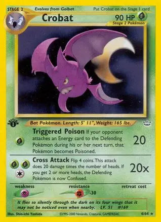 Crobat (4/64) [Neo Revelation Unlimited] Pokémon