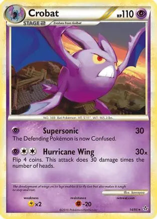 Crobat (14/95) [HeartGold & SoulSilver: Unleashed] Pokémon
