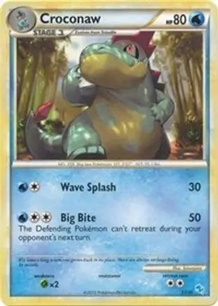 Croconaw (13/30) [HeartGold & SoulSilver: Trainer Kit - Gyarados & Raichu] Pokémon