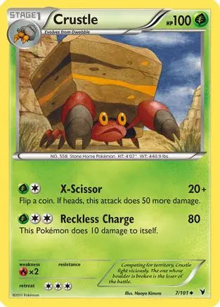Crustle (7/101) [Black & White: Noble Victories] Pokémon