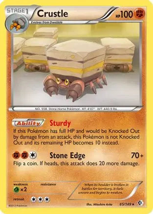 Crustle (85/149) [Black & White: Boundaries Crossed] Pokémon