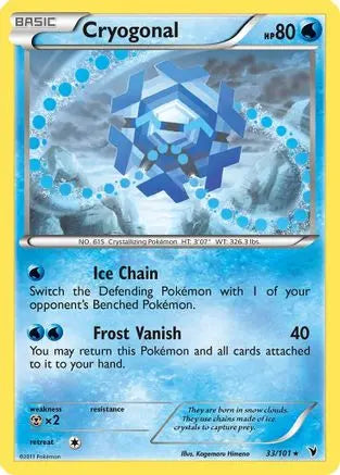 Cryogonal (33/101) [Black & White: Noble Victories] Pokémon