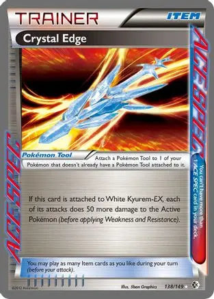 Crystal Edge (138/149) [Black & White: Boundaries Crossed] Pokémon