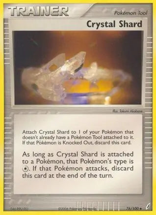 Crystal Shard (76/100) (Stamped) [EX: Crystal Guardians] Pokémon