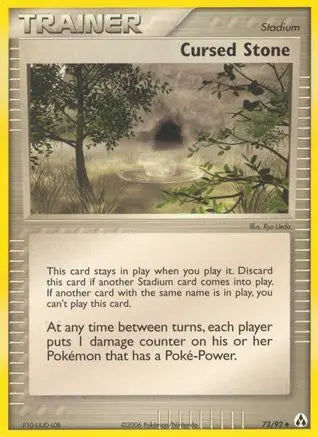 Cursed Stone (72/92) (Stamped) [EX: Legend Maker] Pokémon