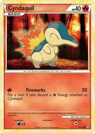 Cyndaquil (55/95) [HeartGold & SoulSilver: Call of Legends] Pokémon