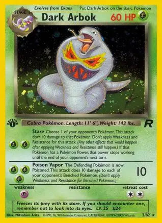 Dark Arbok (2/82) [Team Rocket Unlimited] Pokémon