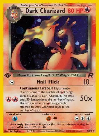Dark Charizard (4/82) [Team Rocket Unlimited] Pokémon