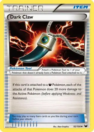 Dark Claw (92/108) [Black & White: Dark Explorers] Pokémon