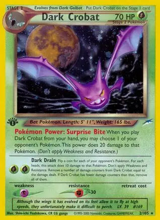 Dark Crobat (2/105) [Neo Destiny Unlimited] Pokémon