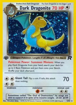 Dark Dragonite (5/82) [Team Rocket Unlimited] Pokémon
