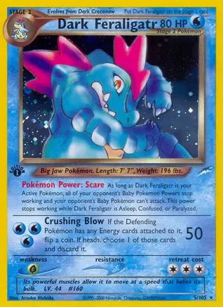 Dark Feraligatr (5/105) [Neo Destiny Unlimited] Pokémon