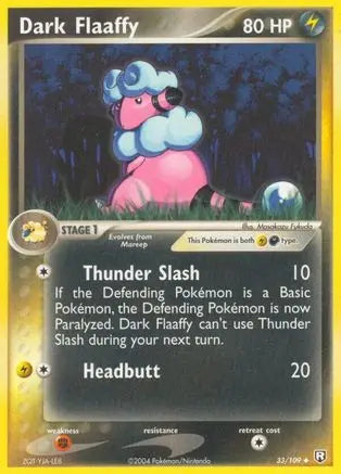 Dark Flaaffy (33/109) [EX: Team Rocket Returns] Pokémon
