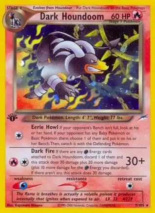 Dark Houndoom (7/105) [Neo Destiny Unlimited] Pokémon