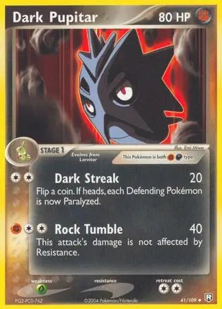 Dark Pupitar (41/109) [EX: Team Rocket Returns] Pokémon