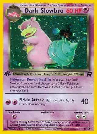Dark Slowbro (12/82) [Team Rocket Unlimited] Pokémon
