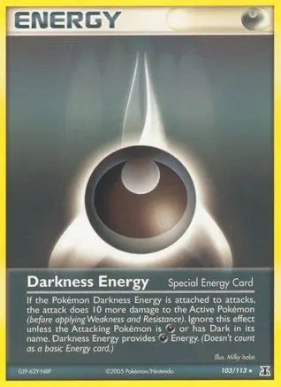 Darkness Energy (103/113) (Stamped) [EX: Delta Species] Pokémon