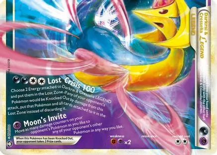 Darkrai & Cresselia LEGEND (100/102) [HeartGold & SoulSilver: Triumphant] Pokémon