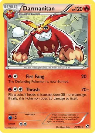 Darmanitan (25/114) [Black & White: Base Set] Pokémon
