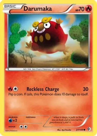 Darumaka (27/149) [Black & White: Boundaries Crossed] Pokémon