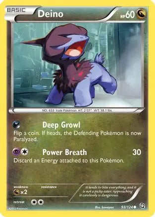 Deino (93/124) [Black & White: Dragons Exalted] Pokémon
