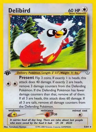 Delibird (5/64) [Neo Revelation Unlimited] Pokémon