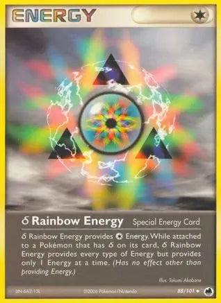 Rainbow Energy (88/101)(Delta Species) (Stamped) [EX: Dragon Frontiers] Pokémon