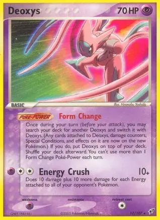 Deoxys (17/107) [EX: Deoxys] Pokémon