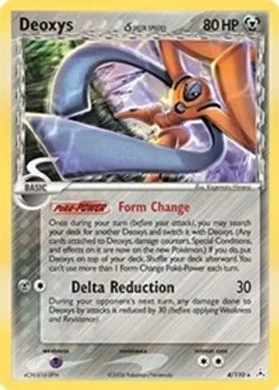 Deoxys (4/110) (Delta Species) (Stamped) [EX: Holon Phantoms] Pokémon